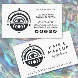 Mystical Öga Måne Rainbow Magic Boho Icons Rabattkort