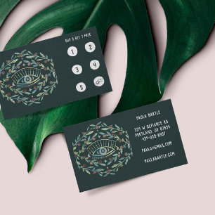 Mystical Öga och Ro Vines Magic Boho Chic Lojalitetskort