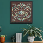 Mystical Öga Ro Vines Magic Boho Colorful Poster<br><div class="desc">Den här handen gjorde att mönster gör fantastisk väggkonst. Ändra färg så att det passar din dekoration eller lägg till din egen anpassningsbar. Kolla min butik för mer eller säg till om du vill ha någon anpassningsbar!</div>