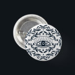 Mystical Öga Ro Vines Magic Boho Knapp<br><div class="desc">Anpassa med den här coolan. Du kan anpassa den och även lägga till text. Kolla min affär efter mycket mer färg och mönster av alla slag! Säg till om du vill ha nåt anpassningsbar också.</div>