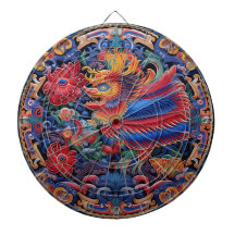 Mystical Oriental Totem Dartboard