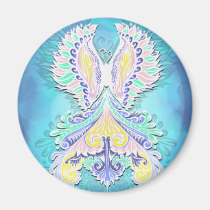 Mystical Pastel Butterfly Etheral Boho Fantasy Magnet
