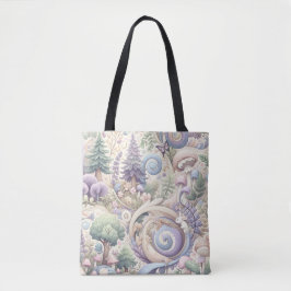 Mystical Pastel Woodland: A Cottagecore Whirl Tygkasse