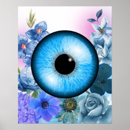 Mystical Poster med Enchanted Blommigts och Eyebal