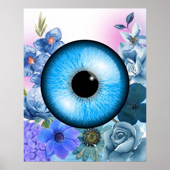 Mystical Poster med Enchanted Blommigts och Eyebal (Framsidan)