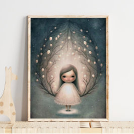 Mystical Princess Fairy Print | Mjölkutskrift Poster