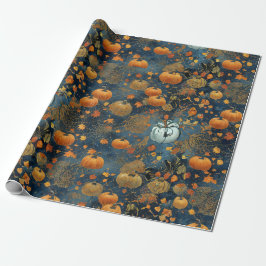 Mystical Pumpkin Dreams Wrapping Papper Presentpapper