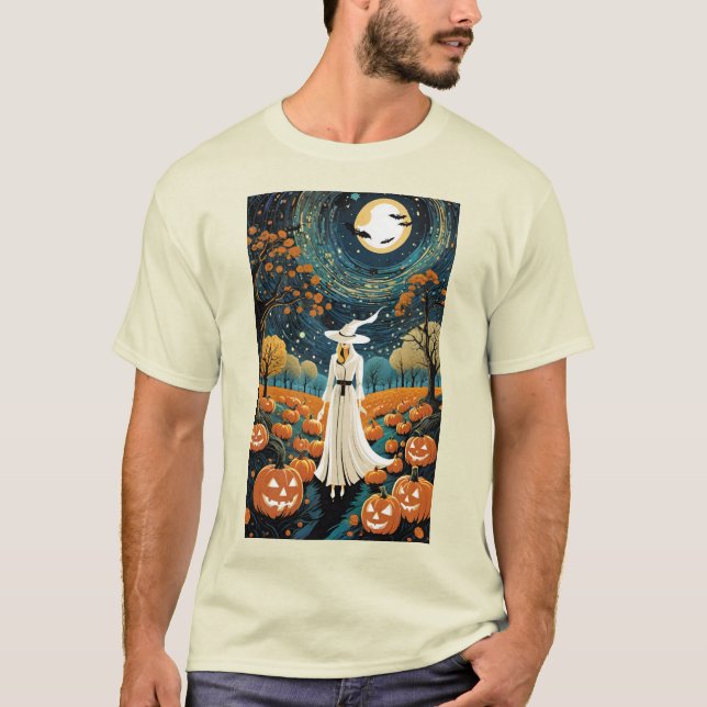 Mystical Pumpkin Patch T Shirt (Framsida)