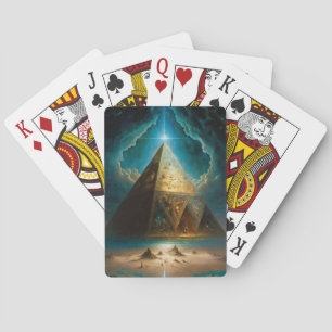 Mystical Pyramid Visionary Art Casinokort