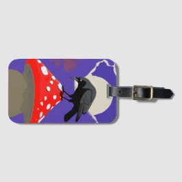 🖤 Mystical Raven Luggage Tag Bagagebricka