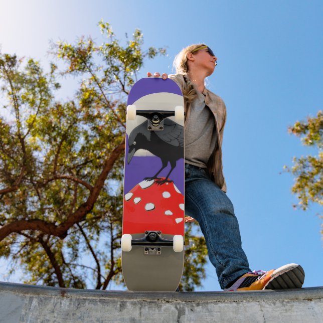 🛹 Mystical Raven Skateboard Deck (Utomhus 1)