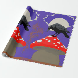 🎁 Mystical Raven Wrapping Paper Presentpapper