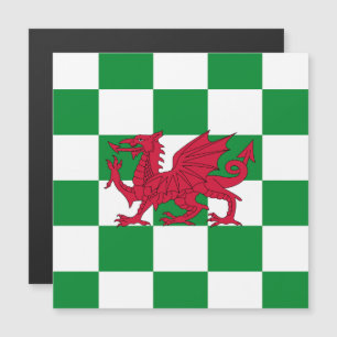 Mystical Red Celtic Dragon Flagga of Wales