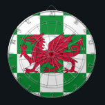 Mystical Red Celtic Dragon Flagga of Wales Darttavla<br><div class="desc">En drakons öde: Flagga för kelterna - Inspinerad av den keltiska historiens och mytologins rik, har flagga en traditionell keltisk symbolik och en kraftfull röd drake. Flagga paletten färg, som har en levande grönt och ett skarpt vitt ljus, framkallar de keltiska landskapen och den uthålliga stämningen i keltiska landskap. -...</div>