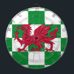 Mystical Red Celtic Dragon Flagga of Wales Darttavla<br><div class="desc">En drakons öde: Flagga för kelterna - Inspinerad av den keltiska historiens och mytologins rik, har flagga en traditionell keltisk symbolik och en kraftfull röd drake. Flagga paletten färg, som har en levande grönt och ett skarpt vitt ljus, framkallar de keltiska landskapen och den uthålliga stämningen i keltiska landskap. -...</div>