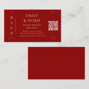 Mystical Red Guld Budget QR Code OSA Tilläggskort