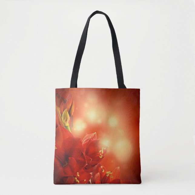 Mystical Röd ros Tote Bag Tygkasse (Framsida)