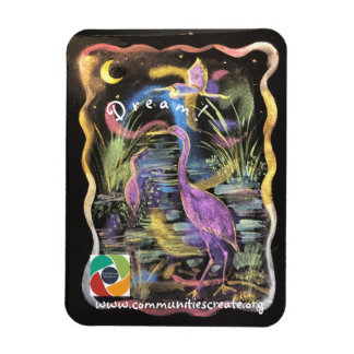 Mystical Rosa Heron Magnet