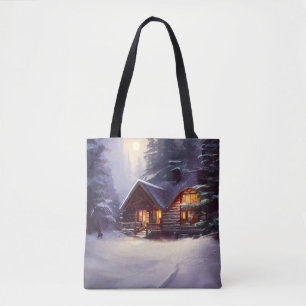 Mystical Rustic Log Cabin between the Evergreens Tygkasse