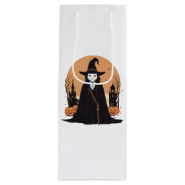 Mystical Salem Black Cat med Pumpkins