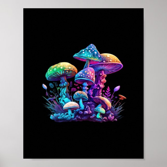 Mystical Shroom - Whimsigoth and Witchcore Wonderl Poster (Framsidan)