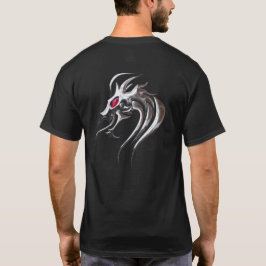 Mystical Silver Dragon T Shirt