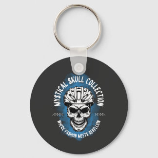 Mystical Skull Collection Grafik nyckelring – Dark