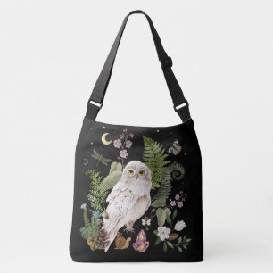 Mystical Snowy Uggla Tote Bag för Nature Älskare-g Axelväska