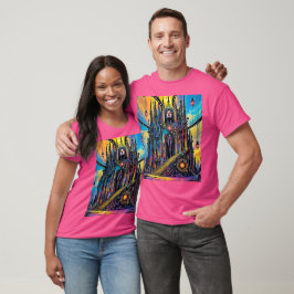 Mystical Steampunk Cathedral T Shirt