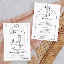 Mystical Tarot Card Bachelorette Party Itinerary