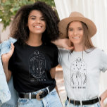 Mystical Tarot Card Bachelorette Party of Coven T Shirt<br><div class="desc">Den här designen har en mystisk kontokortsdesign med modernt celestial typsnitt. Se hela samlingen för mer matchande objekt!</div>