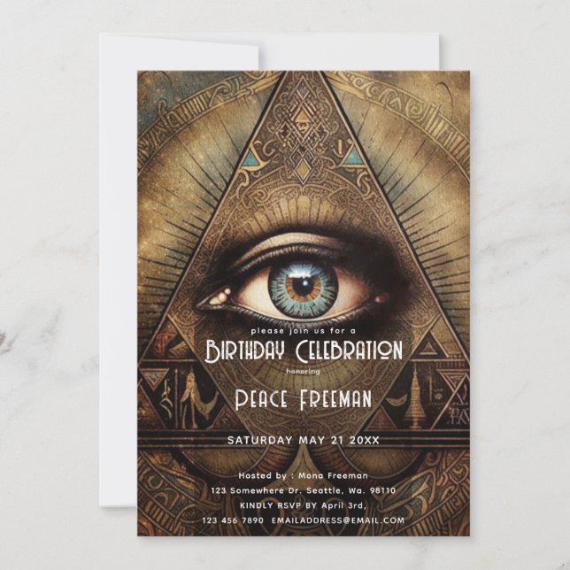 Mystical Third Öga, Andlig Inbjudningar (Framsida)