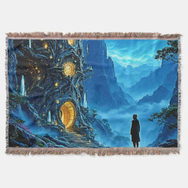 Mystical Träd Home Dreamscape Filt