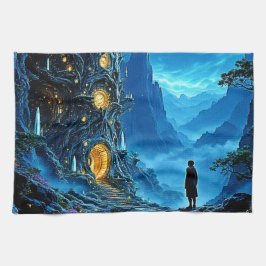 Mystical Träd Home Dreamscape Kökshandduk