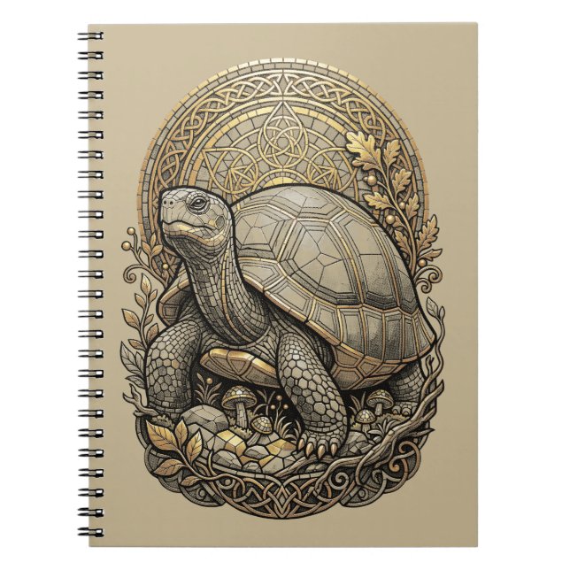 Mystical Turtle Anteckningsbok (Framsidan)