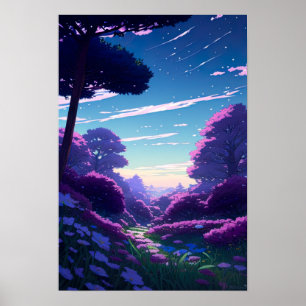 Mystical Twilight, en vy från ovan Poster
