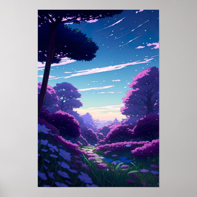 Mystical Twilight, en vy från ovan Poster (Framsidan)
