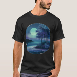 Mystical Twilight Forest by Sjö T-Shirt