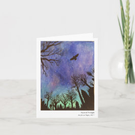 Mystical Twilight-mappat anteckningskort