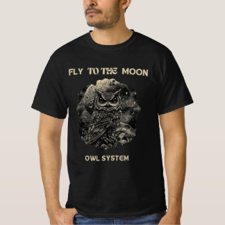 Mystical Uggla och Måne "Fly to Måne" T-Shirt