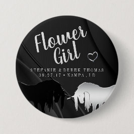 Mystical Unicorn Bröllop (Flower Girl) Knapp