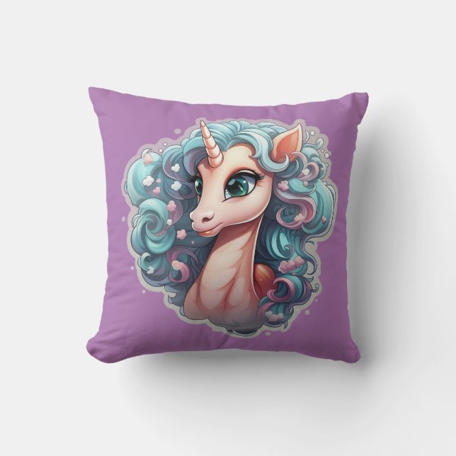 🌟 ✨ Mystical Unicorn Cushion ✨ 🌟 Kudde (Framsida)