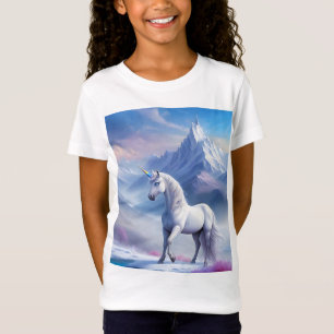 Mystical Unicorn i en magisk Fantasy Realm T Shirt
