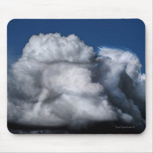 Mystical Vild Stallion i Clouds Photo Art Musmatta