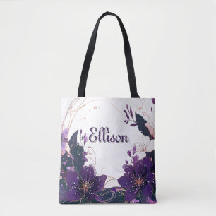 Mystical Violet Bloom Tygkasse