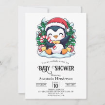 Mystical Whimsitical Penguin Baby Shower