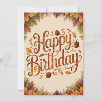 Mystical Whimsitical Wish Autumn Fall Grattis på f Kort