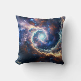 Mystical Whirlpool i Starry Himmel Kudde