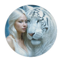 Mystical White Tiger och Woman Magic
