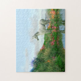 Mystical White Unicorn | Fantasy Pussel